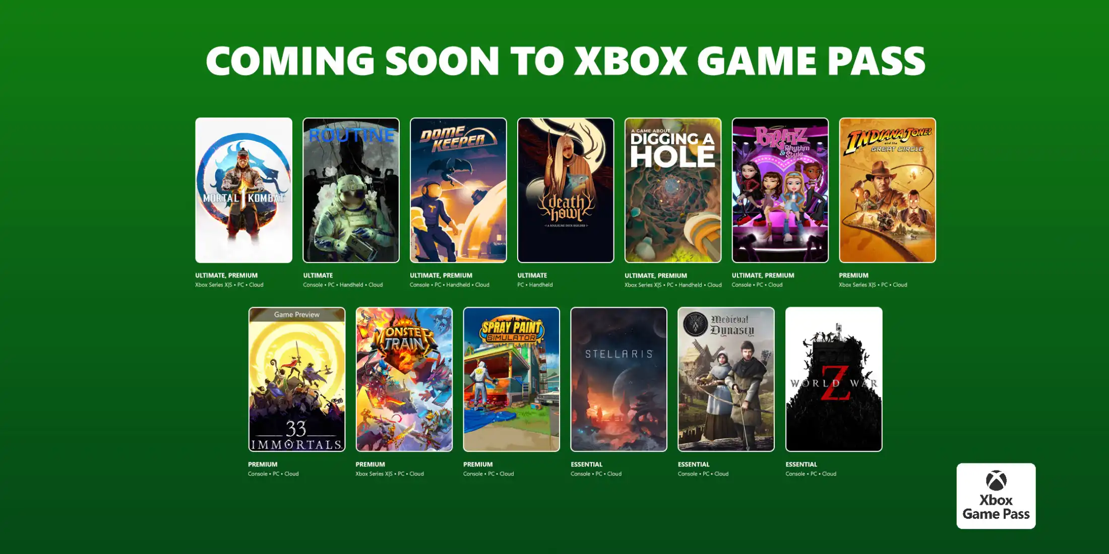 لیست بازیهای جدید گیم پس آذر و دی (دسامبر)