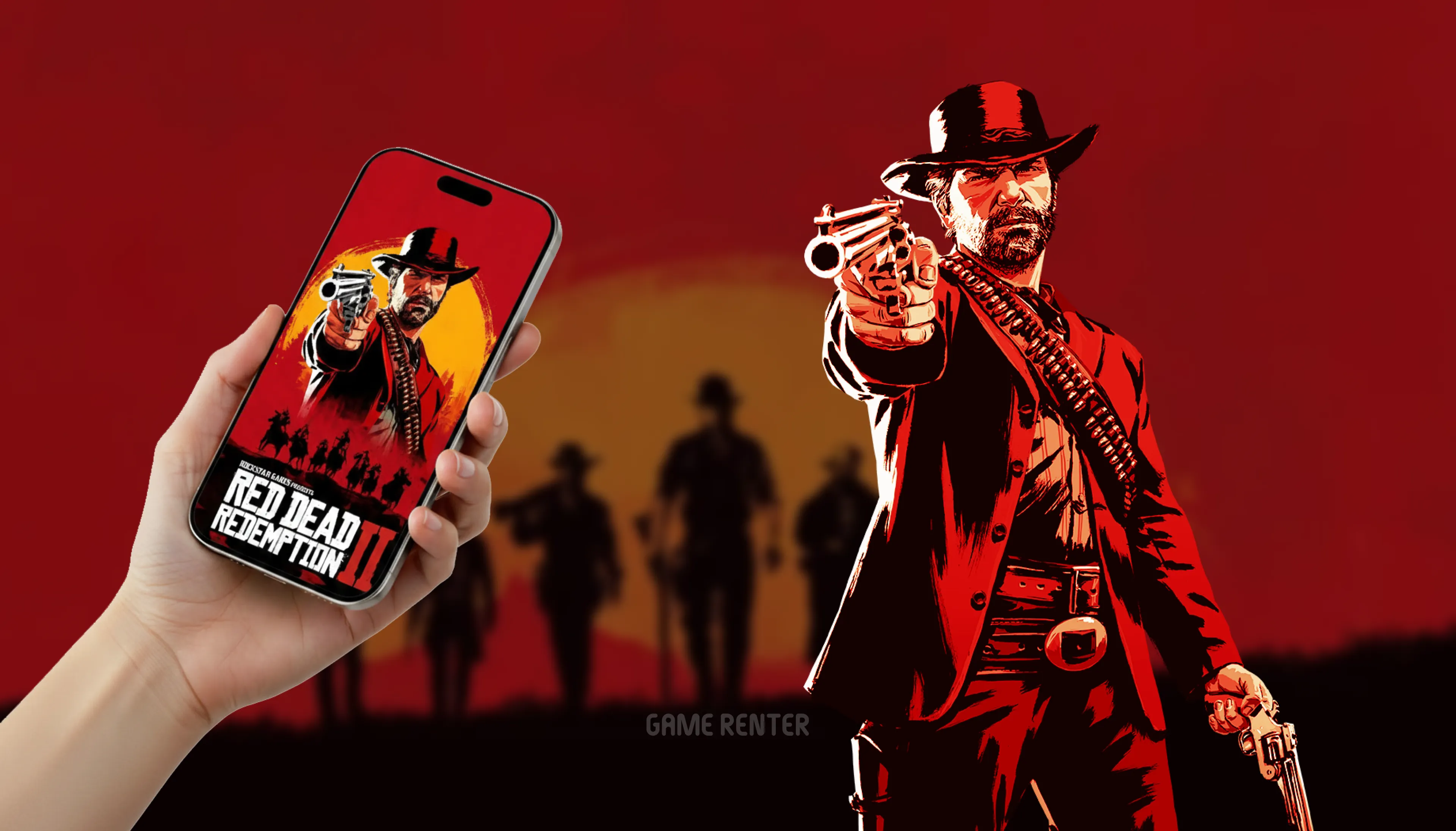 چطور بازی Red Dead Redemption را با موبایل بازی کنیم؟