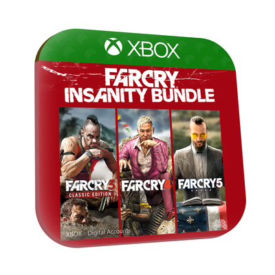 خرید اکانت دیجیتالی Far Cry Insanity Bundle - Xbox
