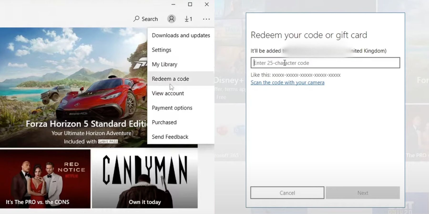 how to redeem xbox gift card digital code.