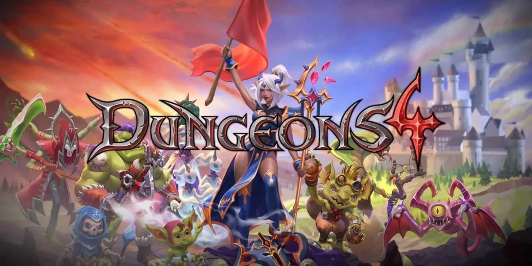 بازی استراتژی و مدیریت سیاه‌چال Dungeons 4 در گیم پس