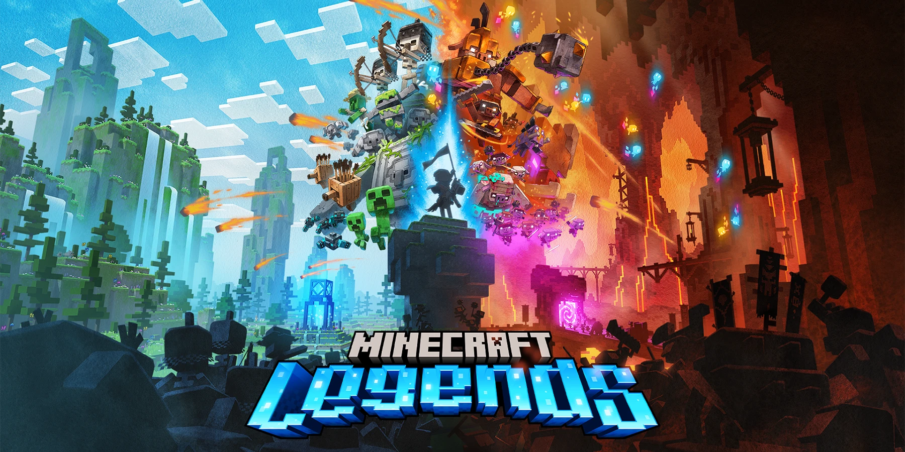 بازی اکشن استراتژی Minecraft Legends در گیم پس