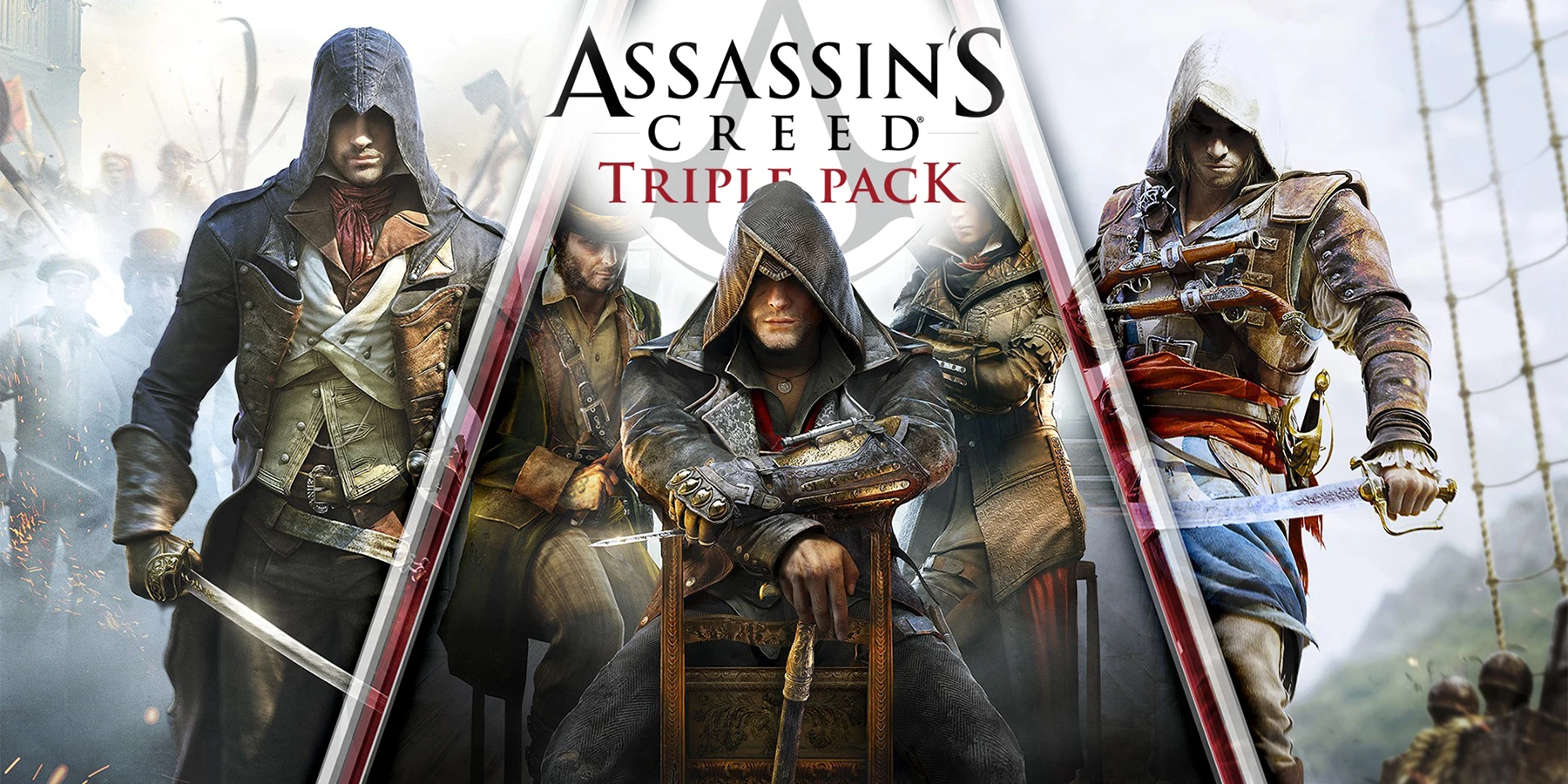 خرید پک سه‌گانه اساسینز کرید | Assassin's Creed Triple Pack