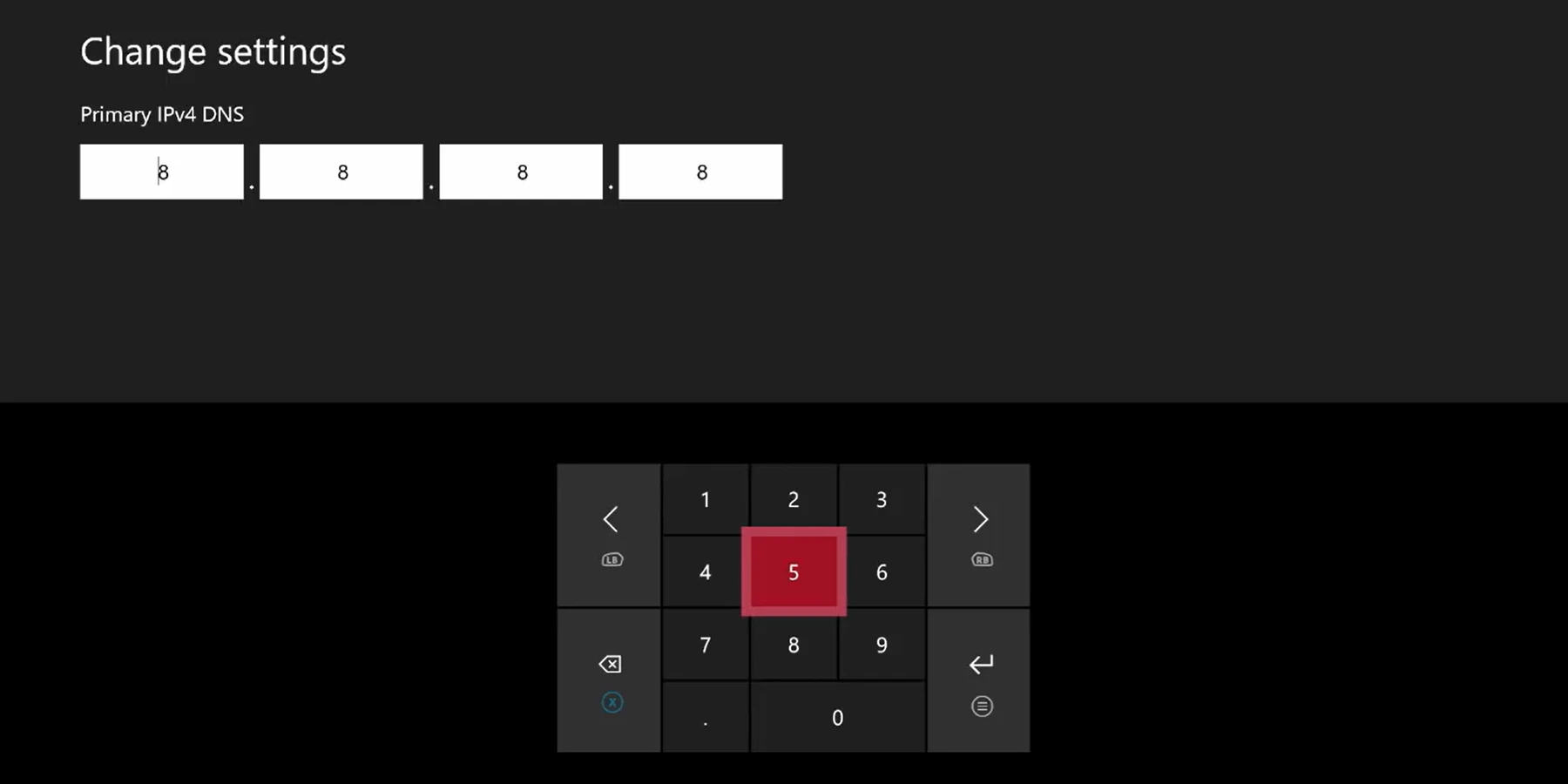 نحوه وارد کردن DNS در Xbox One